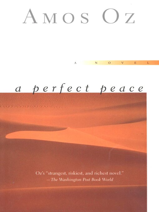 Title details for A Perfect Peace by Amos Oz - Available